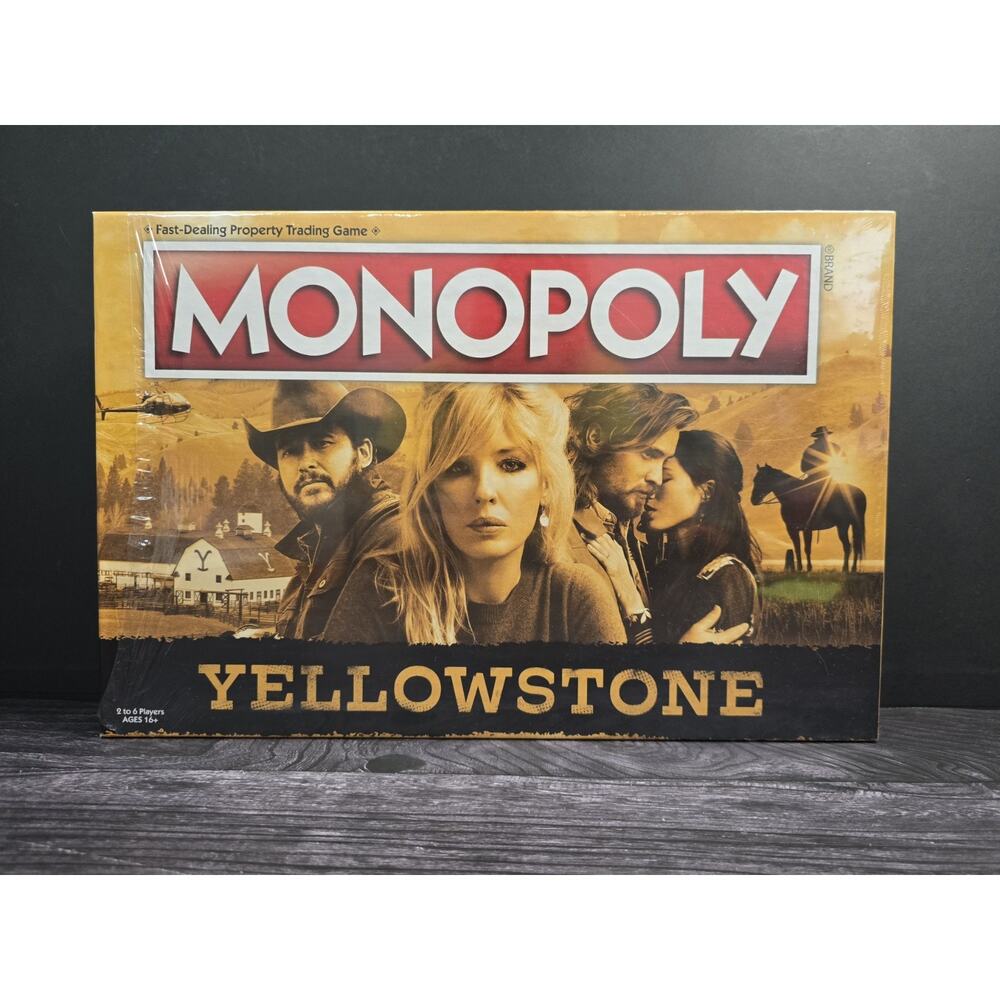 New Monopoly Yellowstone 2023 Hasbro Board Game Based On Yellowstone TV Series